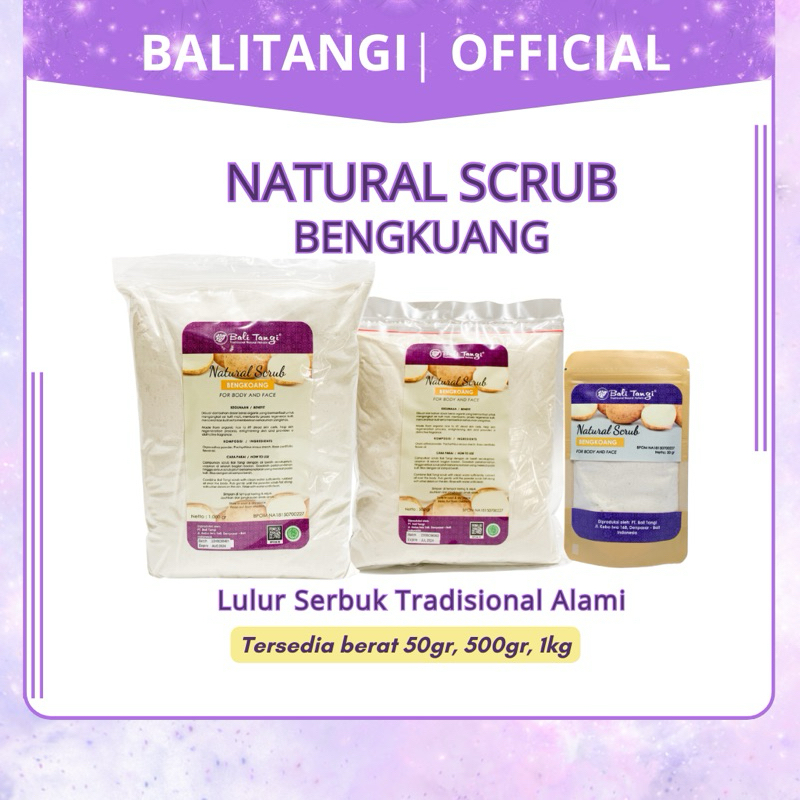 BALI TANGI - Natural Scrub Bengkuang | Lulur Spa alami asli Bali