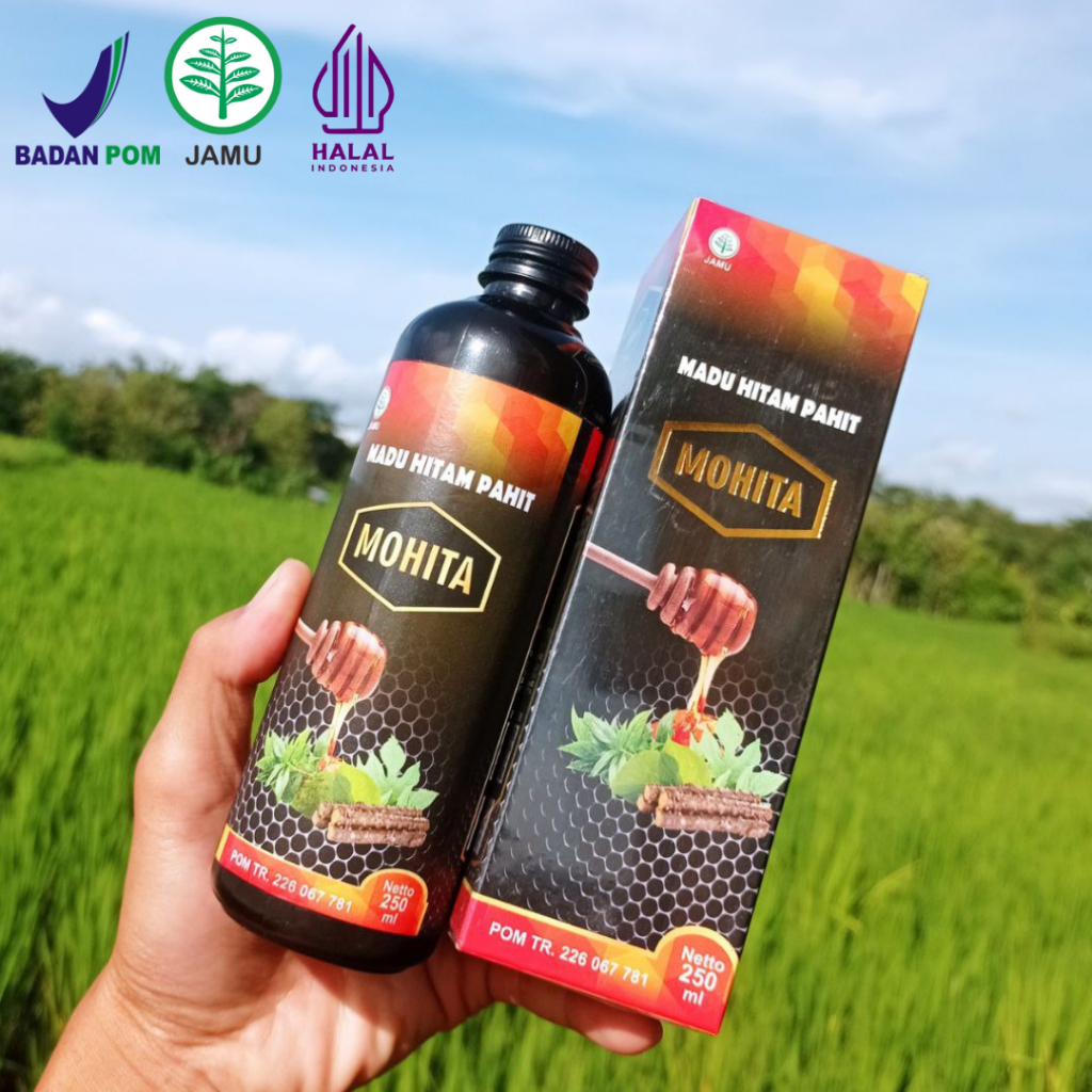 

Obat Herbal Hipertensi Darah Tinggi Kolesterol Diabetes Madu Hitam Pahit Mohita 100% Asli