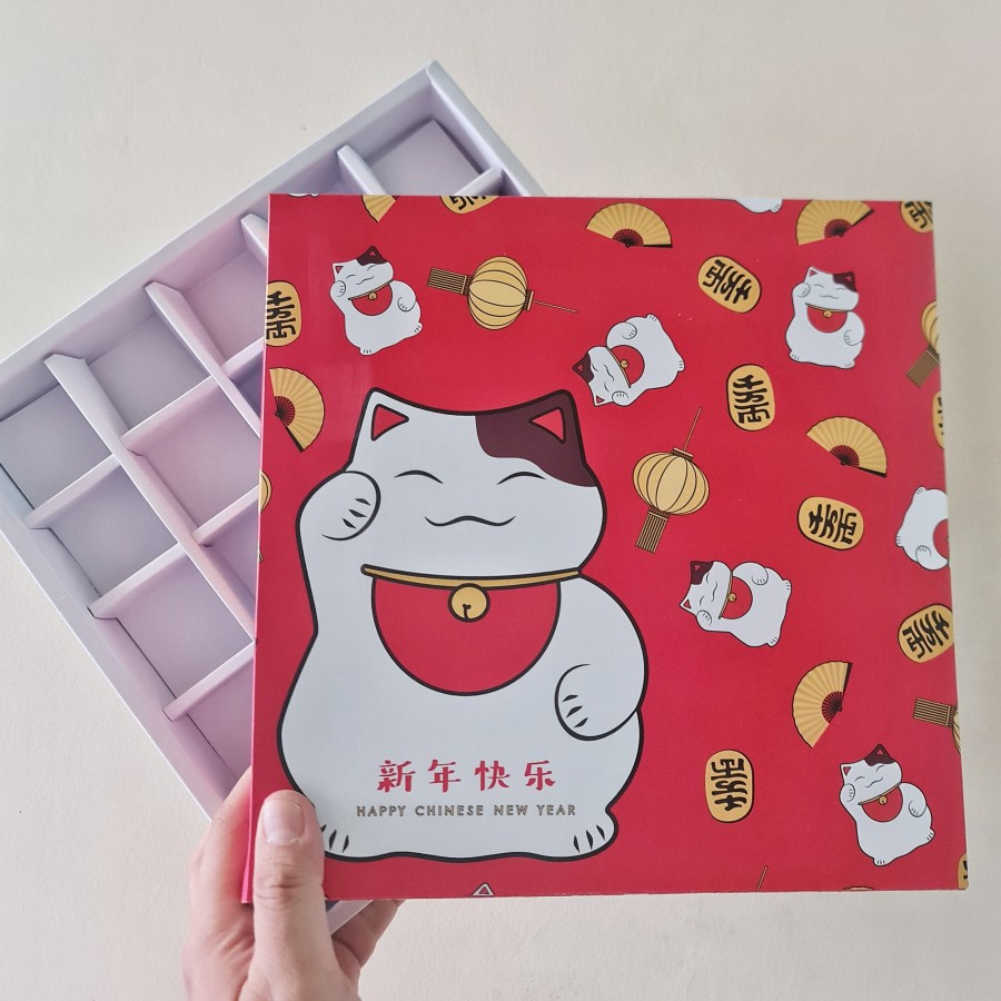 

(5 pcs ) kardus kotk nastar imlek dus nastar sekat 25 box bingkisan CNY