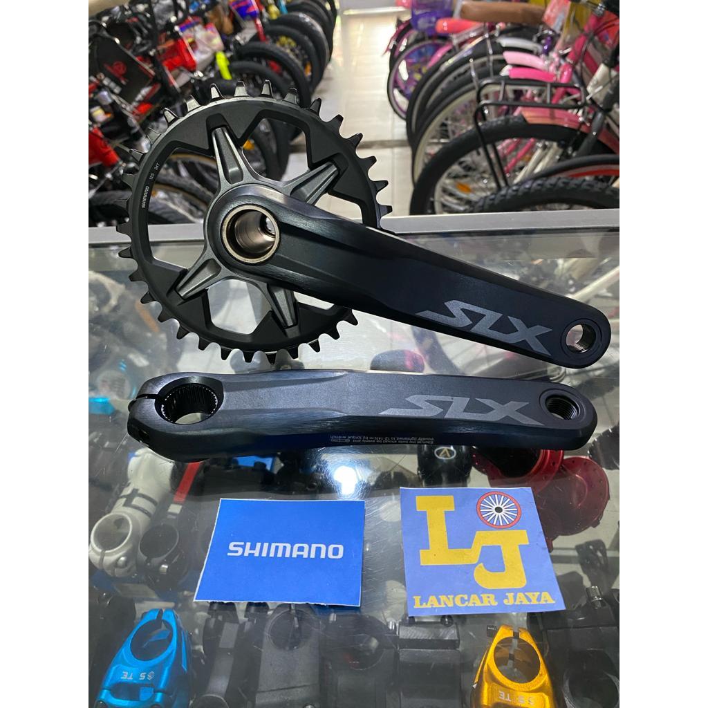 Crank Shimano SLX M7100 Single & Double Chainring 34T & 26-36T ARM 170MM VIA JAPAN 12 SPEED