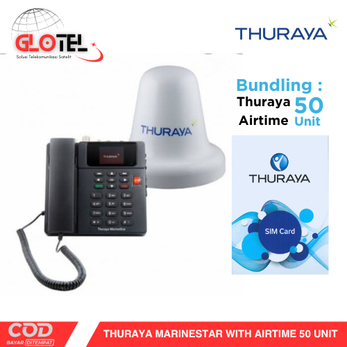 Telepon Satelit Thuraya MarineStar Termasuk Pulsa Thuraya $50