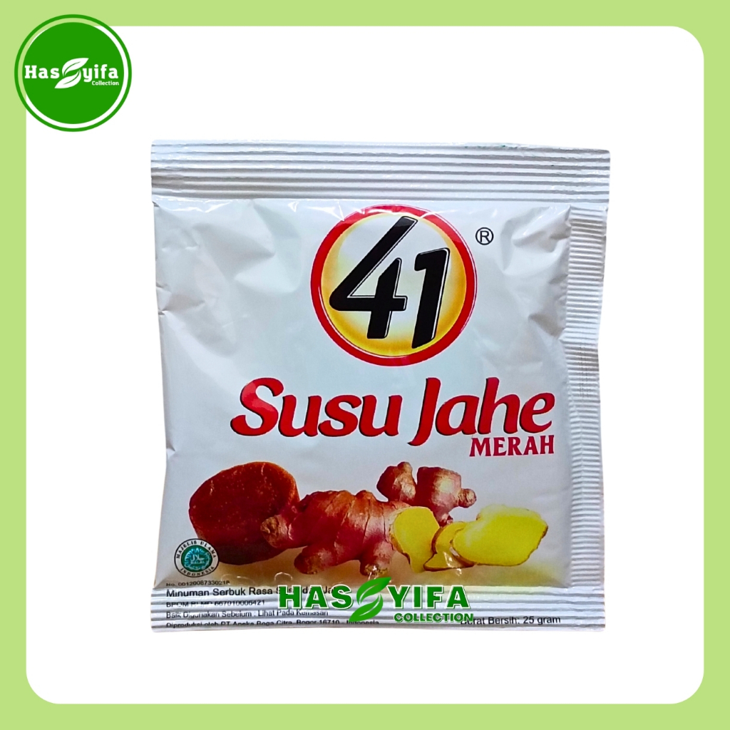 

Susu Jahe Merah 41 Kemasan Sachet