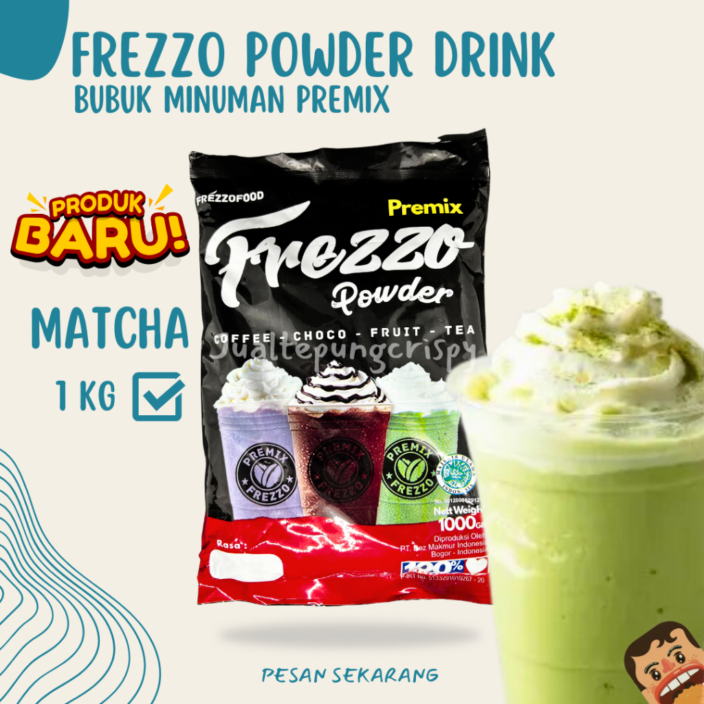 

{PRODUK BARU} Frezzo Bubuk Minuman Rasa Matcha / Matcha Powder Drink 1 Kg