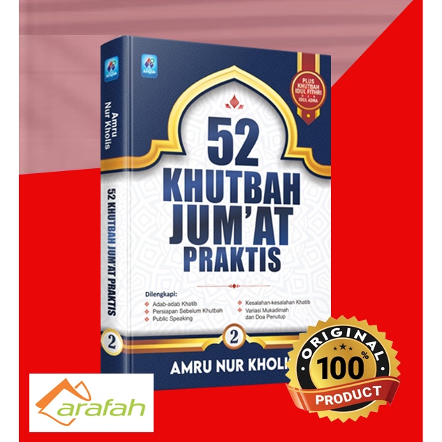 Buku 52 Khutbah Jumat Praktis Plus Khutbah Idul Fitri Dan Idul Adha