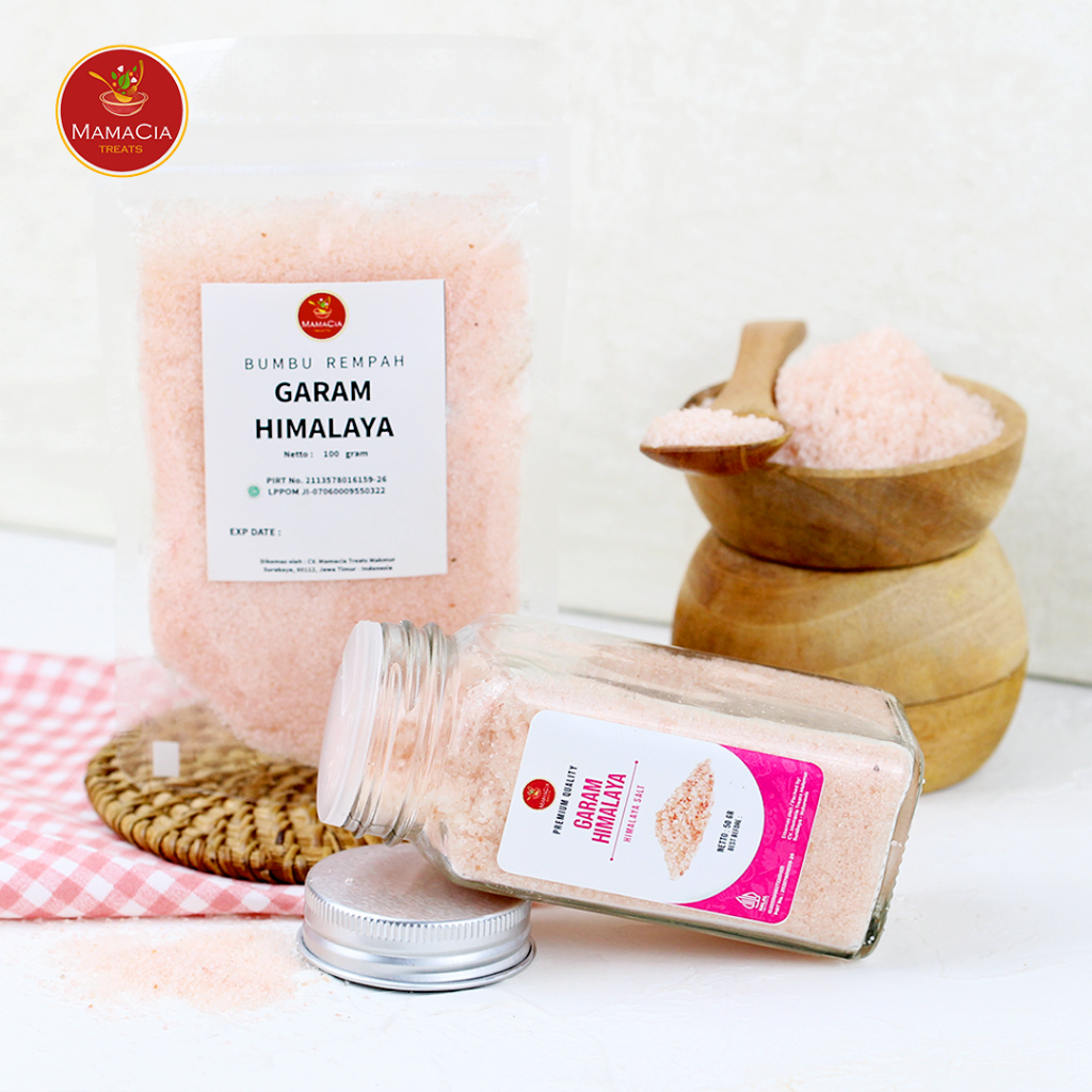 

Mamacia Treats Garam Himalaya / Himalayan Salt Bumbu Dapur Masak Premium 100 gr