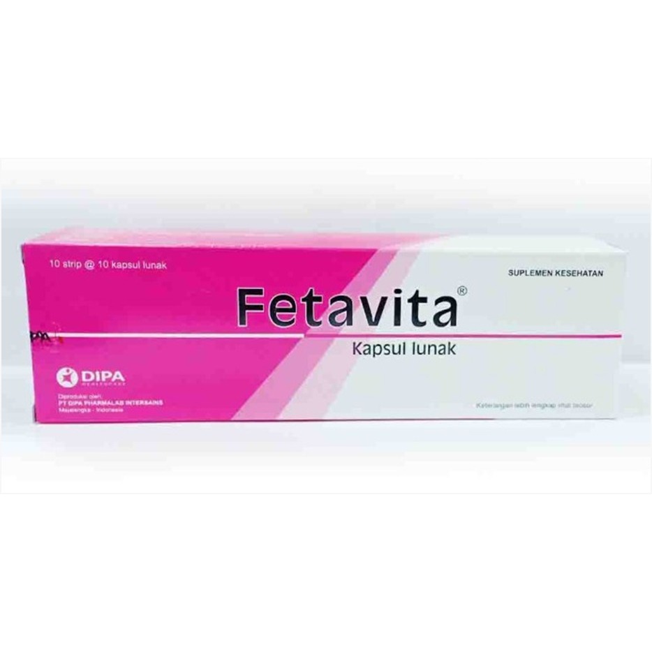 Fetavita multivitamin 1 strip isi 10 kapsul/ Vitamin ibu hamil