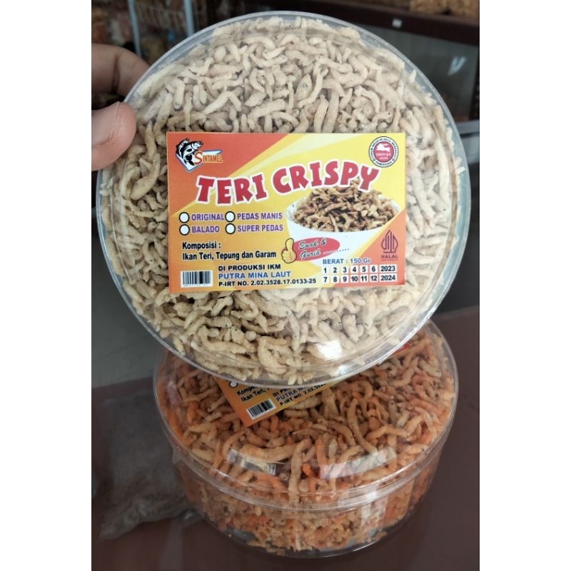 

Teri Nasi Krispi kemasan 150 gram Teri non MSG