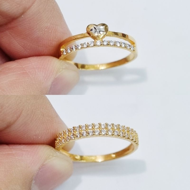 Cincin Emas Ukuran Ring Size 16 Kadar 70% 700 16K - DT