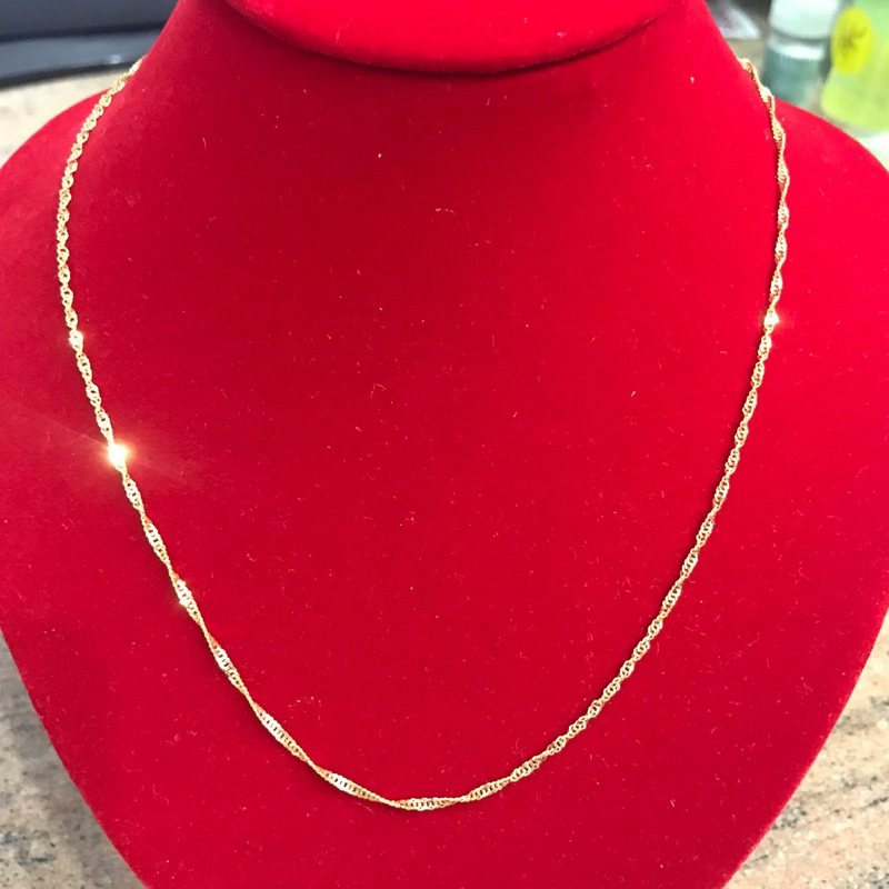 Kalung Variasi Disko 2 (Emas Asli Kadar 700 dan 875)