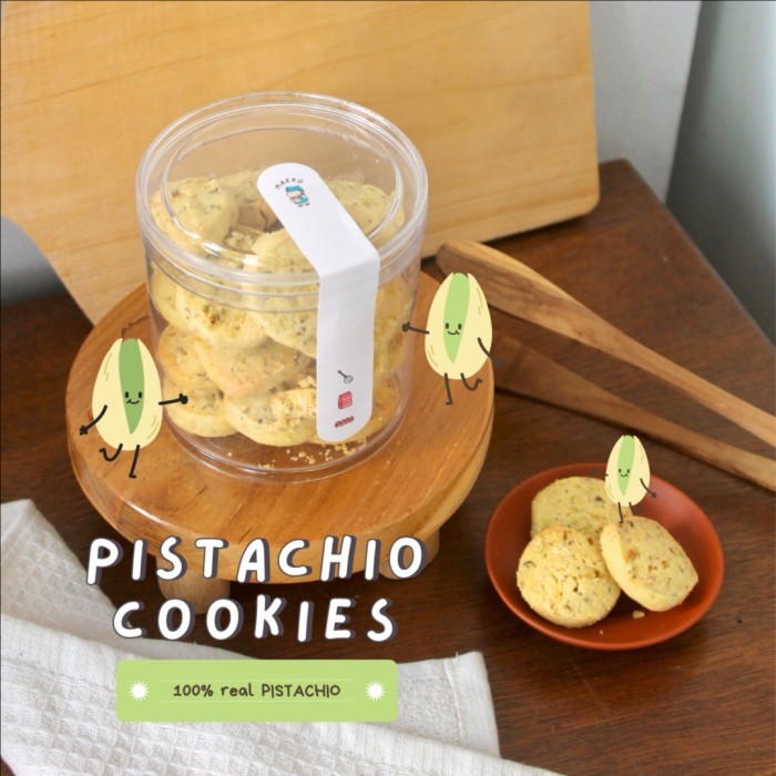 

Pistachio Cookies | Kue Kering | 100% Real Pistachio | Butter Cookies