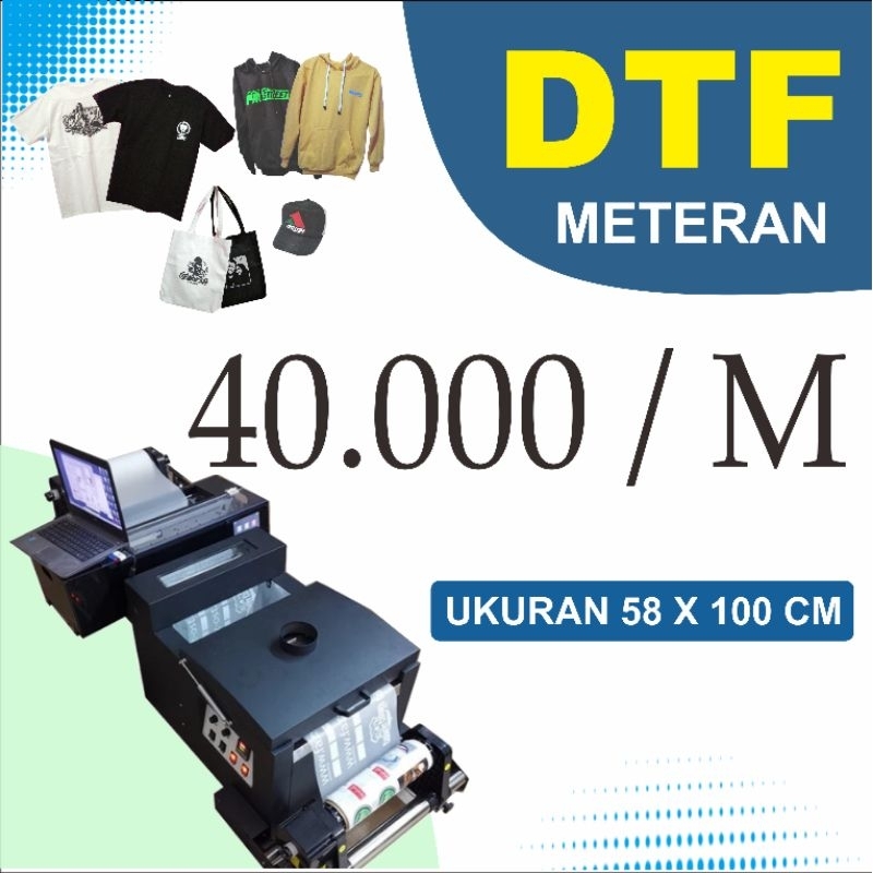 CETAK DTF METERAN MURAH / PRINT DTF METERAN MURAH