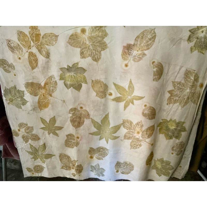 kain  batik Ecoprint kain katun asli