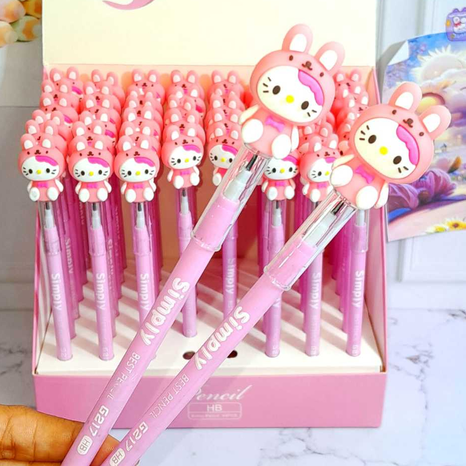 

Pensil Susun Hello Kitty Costum Cute Lucu Pink Colour Harga Termurah / Pensil Susun Helo Kity IMUT UNIK Favorit Anak Alat Tulis Kekinian Best Quality Stationary Fancy Bisa Grosir dan COD