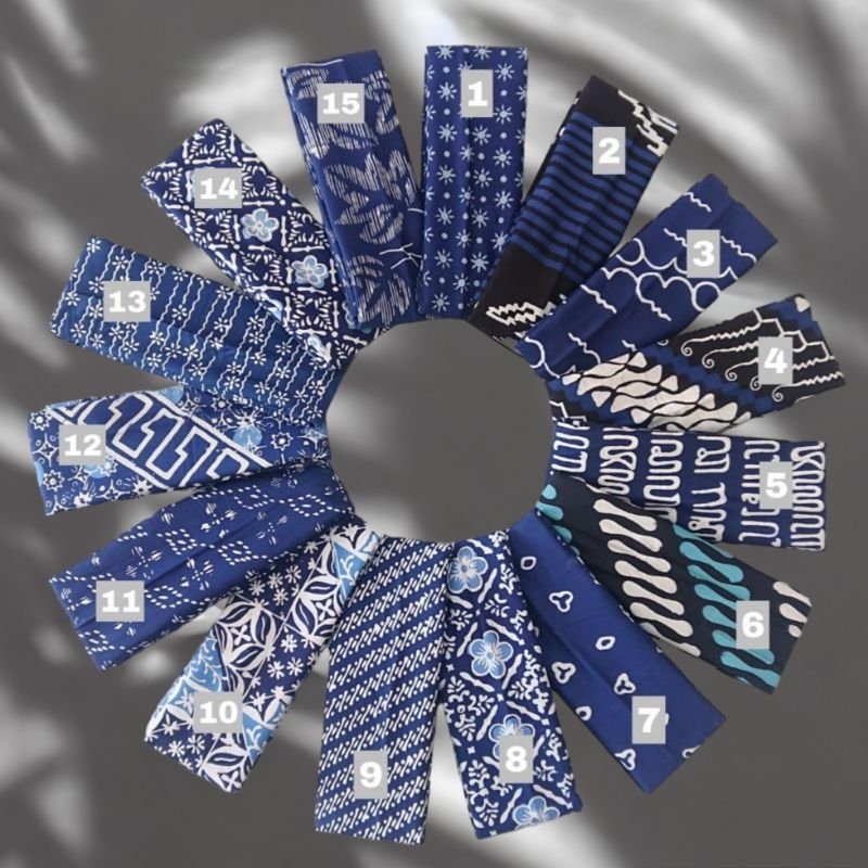KAIN BATIK CAP GARUTAN WARNA NAVY BIRU DONGKER NAVI 2x1 meter