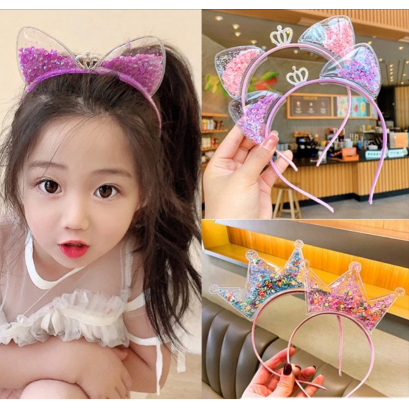 Bando Telinga Anak - Bando Korea - Korea Stuff - Bando Anak Perempuan - Aksesoris Anak Perempuan