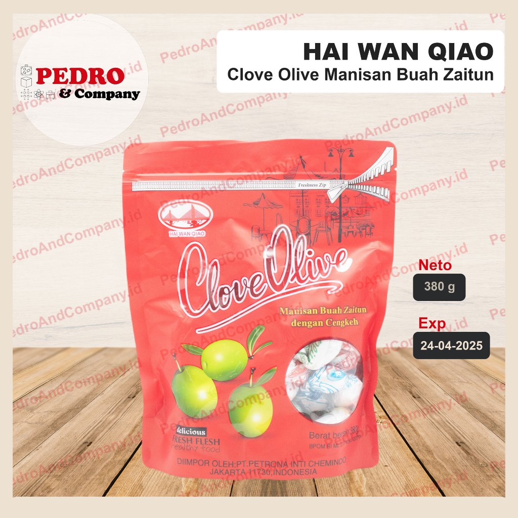 

Hai wan qiao clove olive manisan buah dengan cengkeh 380 gram