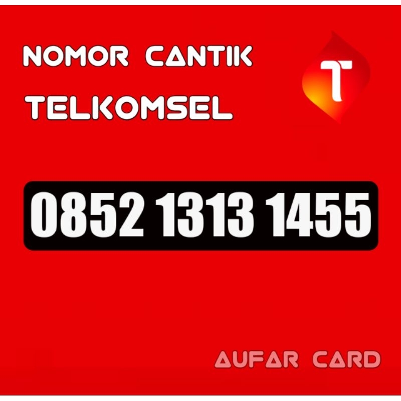 Nomor Cantik Telkomsel 1455 Simpati 1455 kartu As Super Rapi 1313 1455