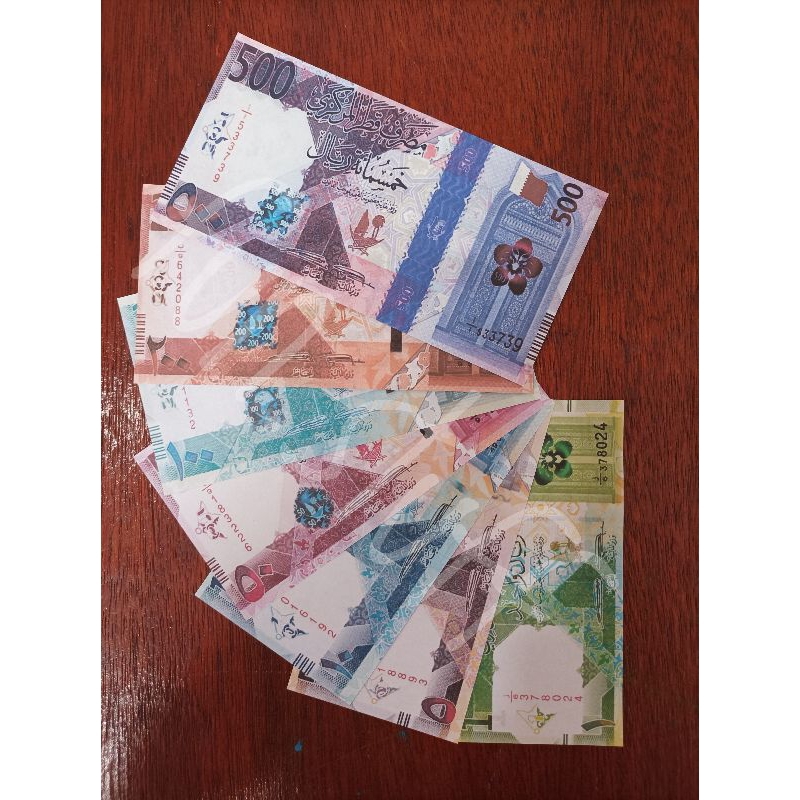 replika mata uang qatar/uang mainan riyal qatar/uang mainan qatar
