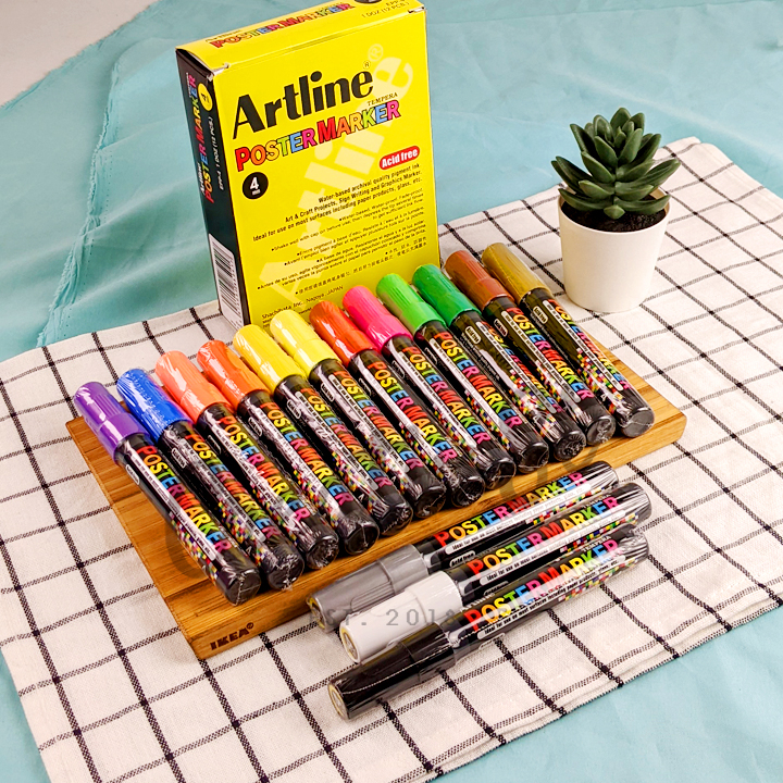 

Artline poster marker spidol poster 4 6 12 20 30 mm