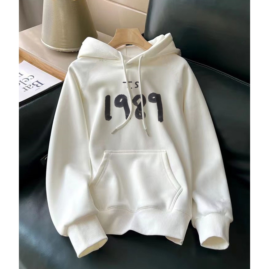 KOIKOO Hoodie And Weatshirt Hoodie Oversize Korean Style Wanita T.S.1989 Taylor Swift | Sweater Cewe