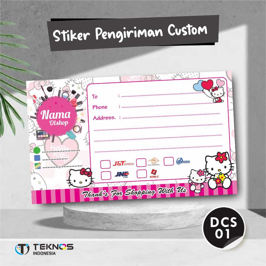 

STIKER LABEL PENGIRIMAN OLSHOP CUSTOM - LABEL OLSHOP CUSTOM