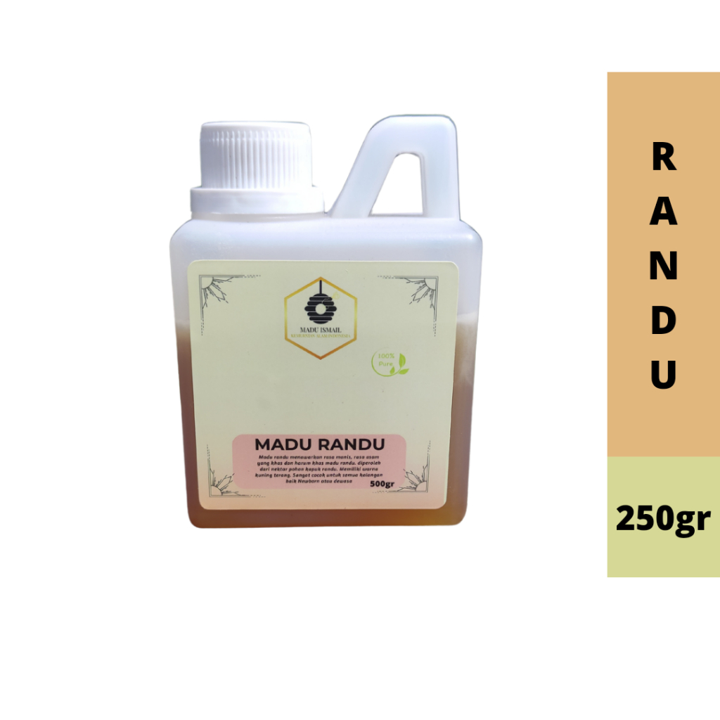 

Madu Ismail - Madu Randu 1/2kg / Madu Murni Nektar Randu 500gr