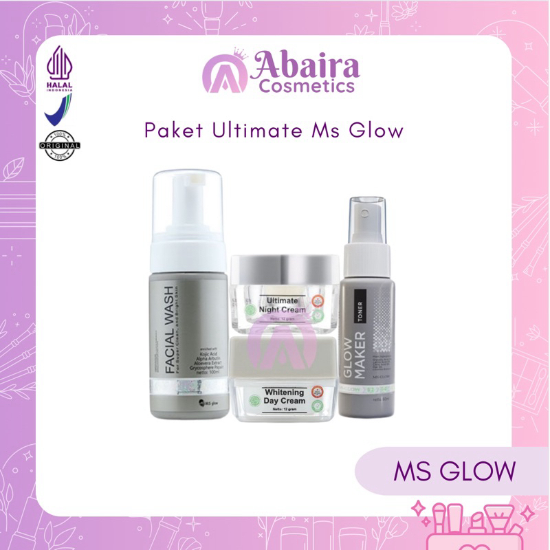 MS GLOW - Paket Ultimate Ms Glow (Mengatasi permasalahan flek hitam)