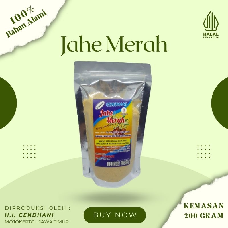 

Cendhani jamu jahe merah instan 200gr