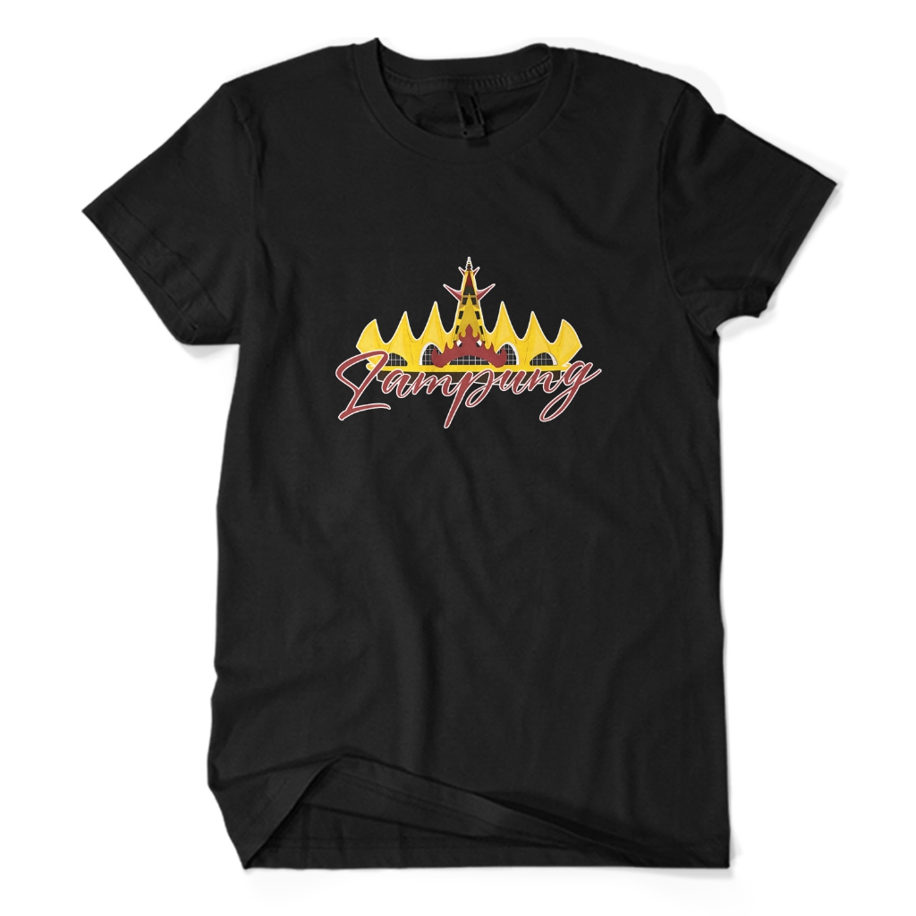 Kaos Distro Premium SIGER LAMPUNG - Baju Wisata Liburan Oleh-Oleh Motif Tradisi Budaya Lampung Indon