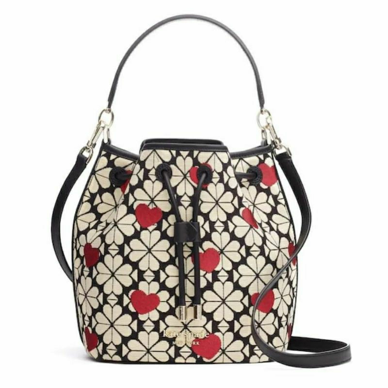 KS Jacquard Flower Bucket Bag