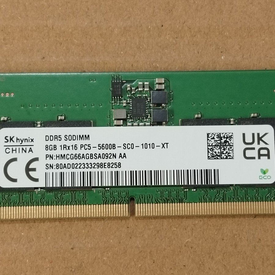 SK hynix Sodimm DDR5 8Gb PC-5600B-SCO-1010-XT