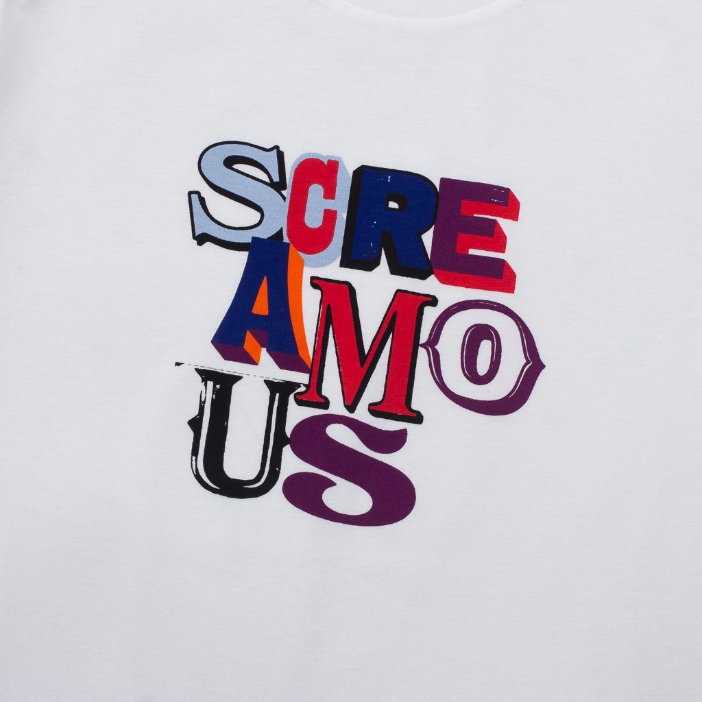 Screamous Kaos T-Shirt COLA WHITE