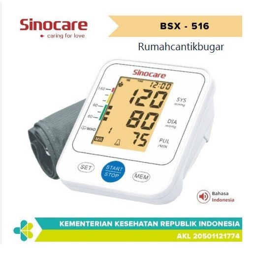 Tensimeter Digital Sinocare BSX 516