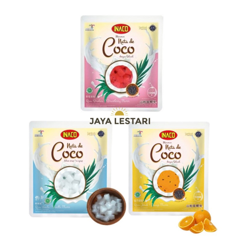 

Inaco Nata De Coco (1000g) (3 Varian Rasa)