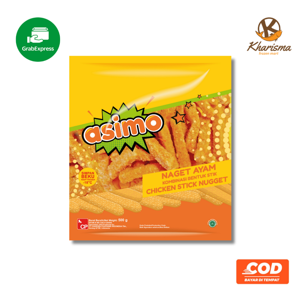 

Nugget Ayam Asimo Chicken Nugget Frozen Food Naget 500g (AREA SUMBAR)