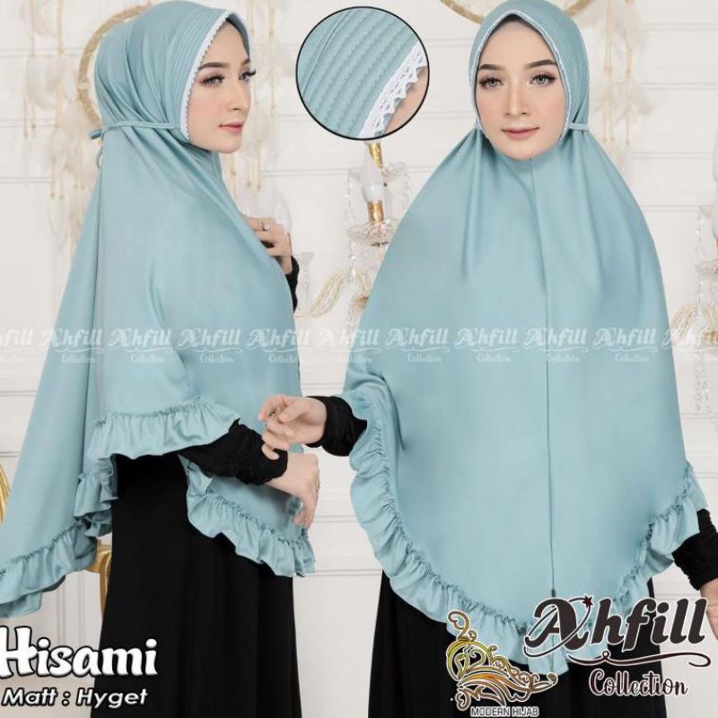Hijab Jumbo Renda Hisami ori Ahfill Hijab