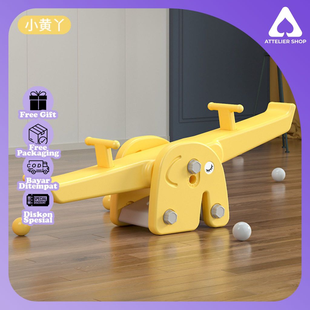 Mainan Jungkat Jungkit Mainan Anak Jungkat Jungkit  Bahan HDPE Jungkat-Jungkit Playground M1503