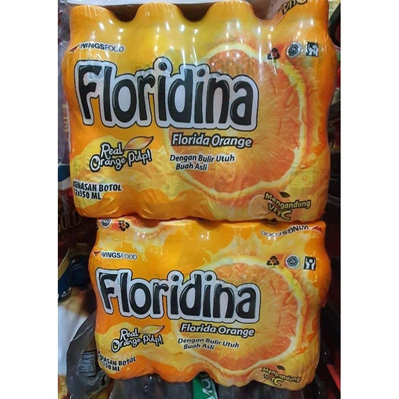 

Floridina Orange Real Orange Pulp @350 ml ( 12 botol )