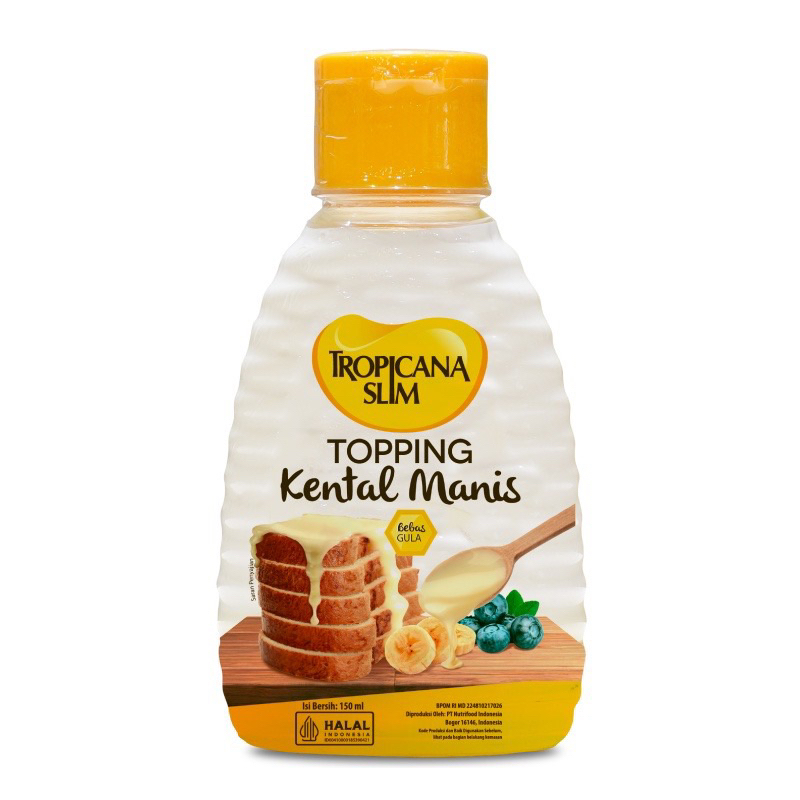 

Tropicana Slim Topping Kental Manis 150ml - Bebas Gula