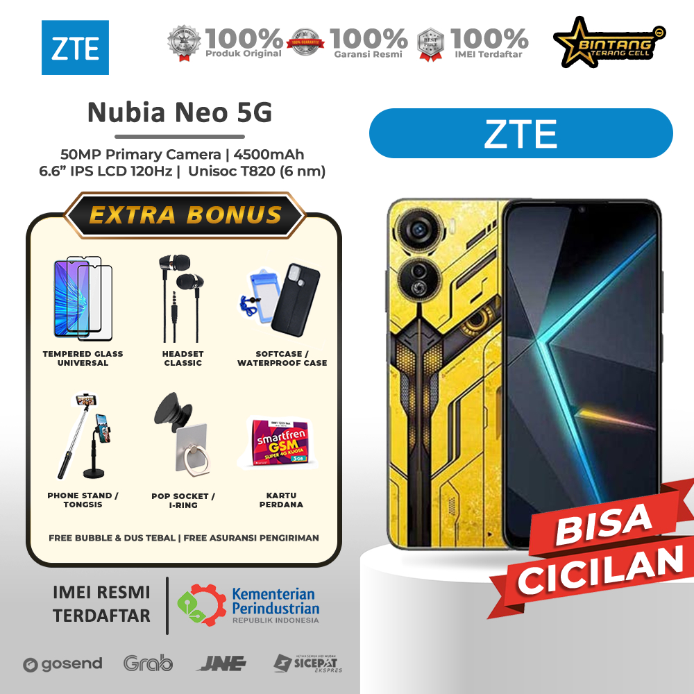 ZTE Nubia Neo 2 5G nubia neo 5G RAM 8/256GB Garansi Resmi