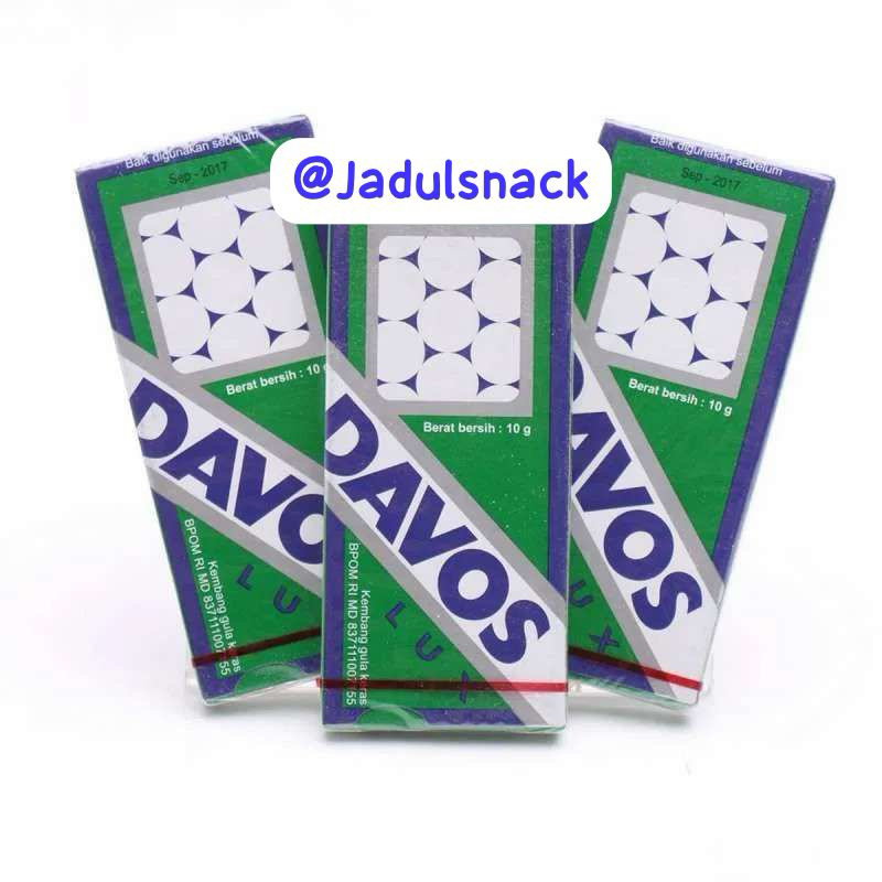 

Permen Davos mint 1 pak isi 20 pcs