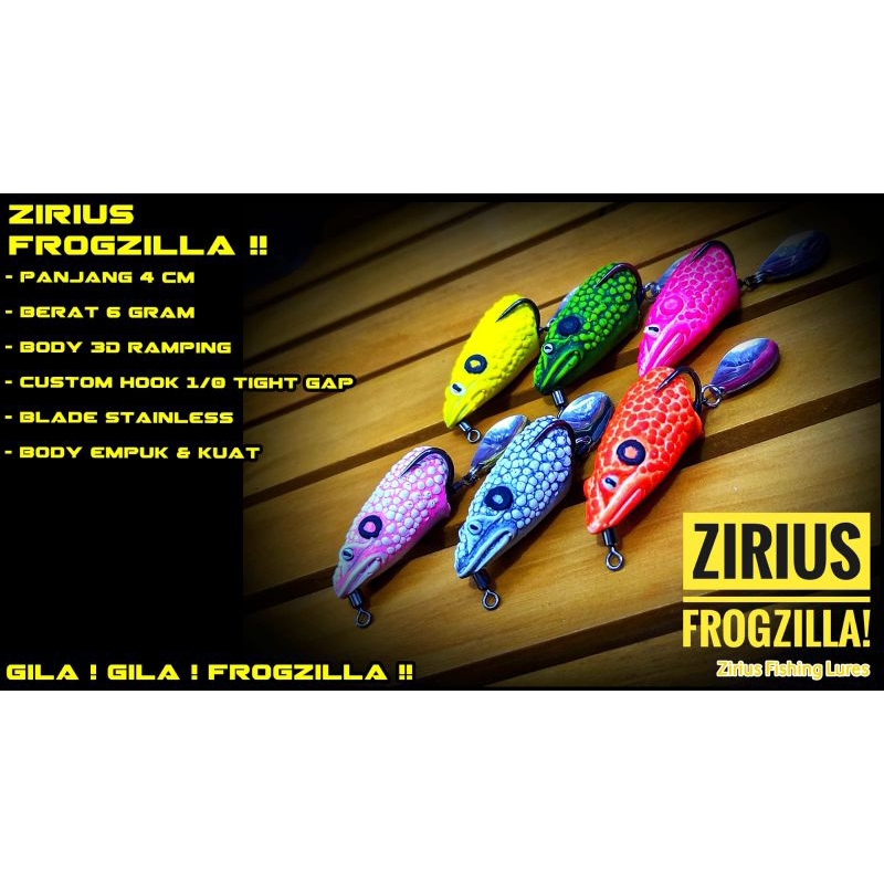 Umpan SoftFrog ZIRIUS FROGZILLA