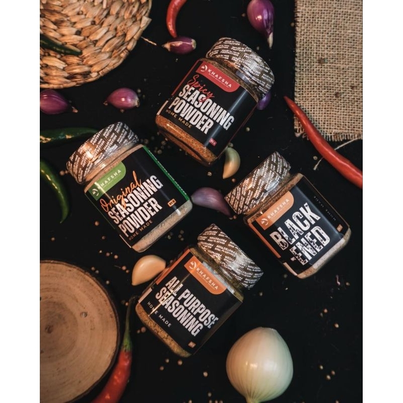 

BUMBU DIET KARBO 4 VARIAN ( Original , spicy, all purpose dan Blackened )