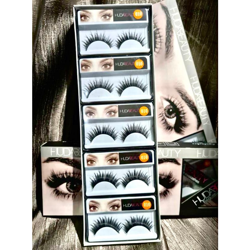 BULU MATA PALSU MERK MAC BULMAT HUDA DAN LEM BULU MATA PALSU Fake Eyelash Murah Bulmat Natural Eyela