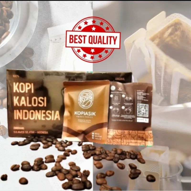 

Kopi Arabika Drip Bag Origin / Filter Bag: Kalosi Enrekang - 10 Drip Arabika Spesialty