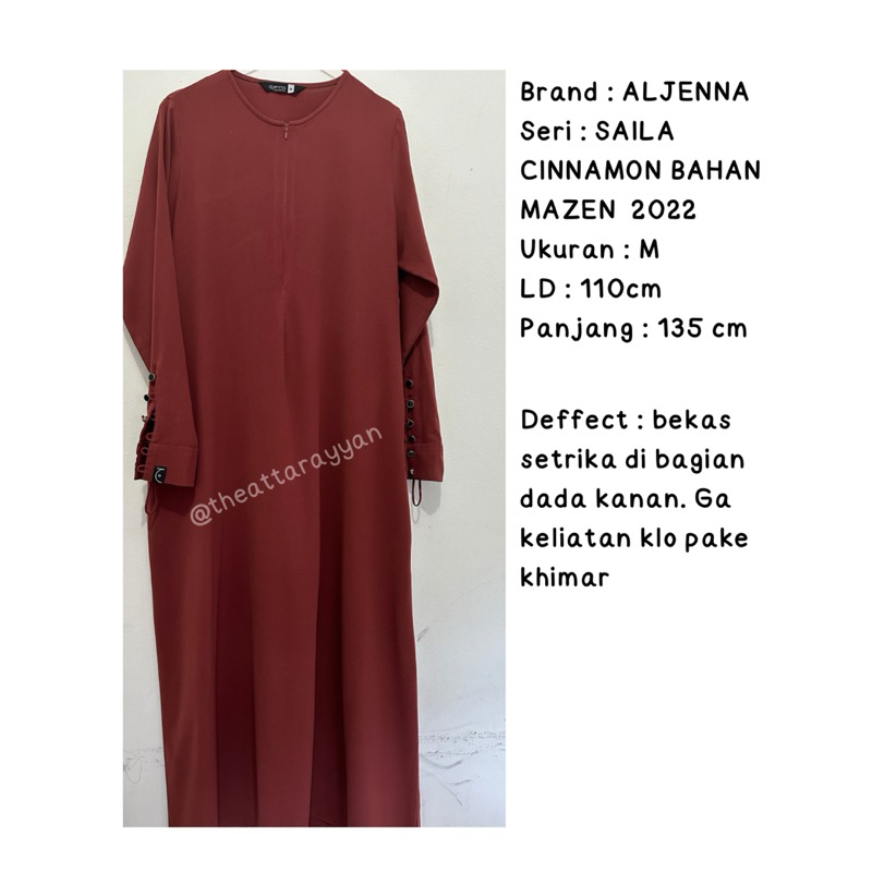 PRELOVED SAILA CINNAMON ALJENNA