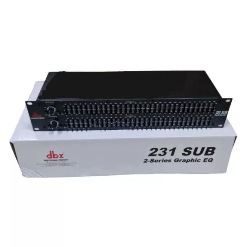EQUALIZER DBX 231 SUB EQ DBX231 SUB PLUS SUBWOOFER