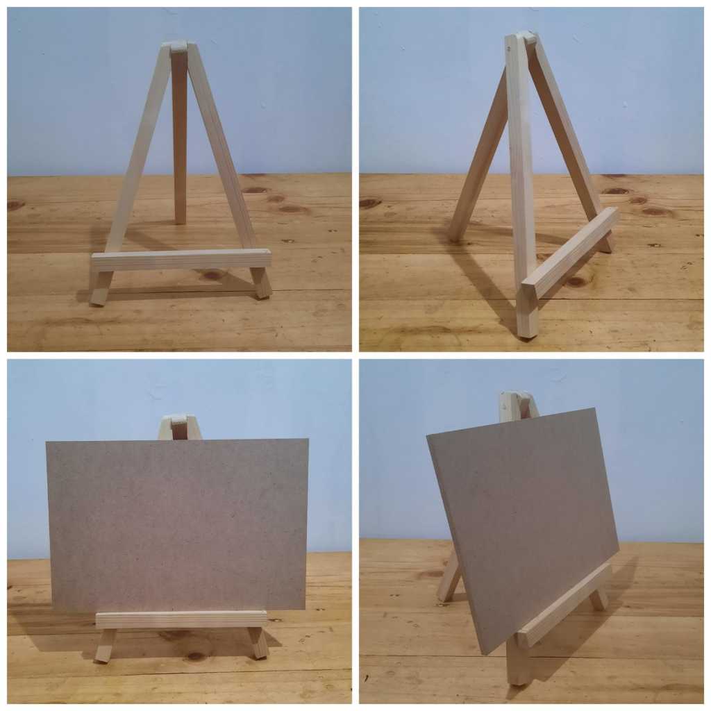 

Stand Kayu Mini Easel Mini Kayu Holder Foto KayuU kuran 30x20 Untuk Hiasan Wooden Tripod Stand Canvas Standing Penyangga Sandaran