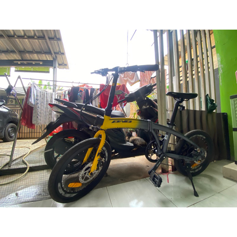 preloved sepeda BNB TORY 9.2 20 INCH 18 speed rem hidrolik