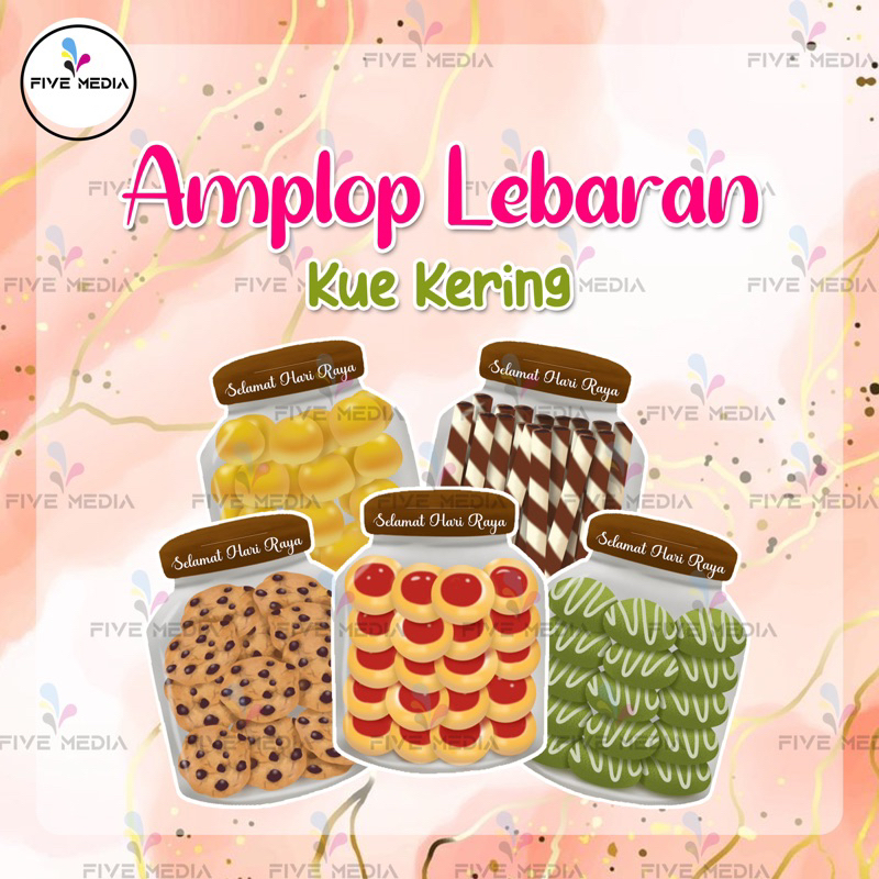 

Amplop lebaran bentuk Toples Motif Kue Kering Terbaru 2024